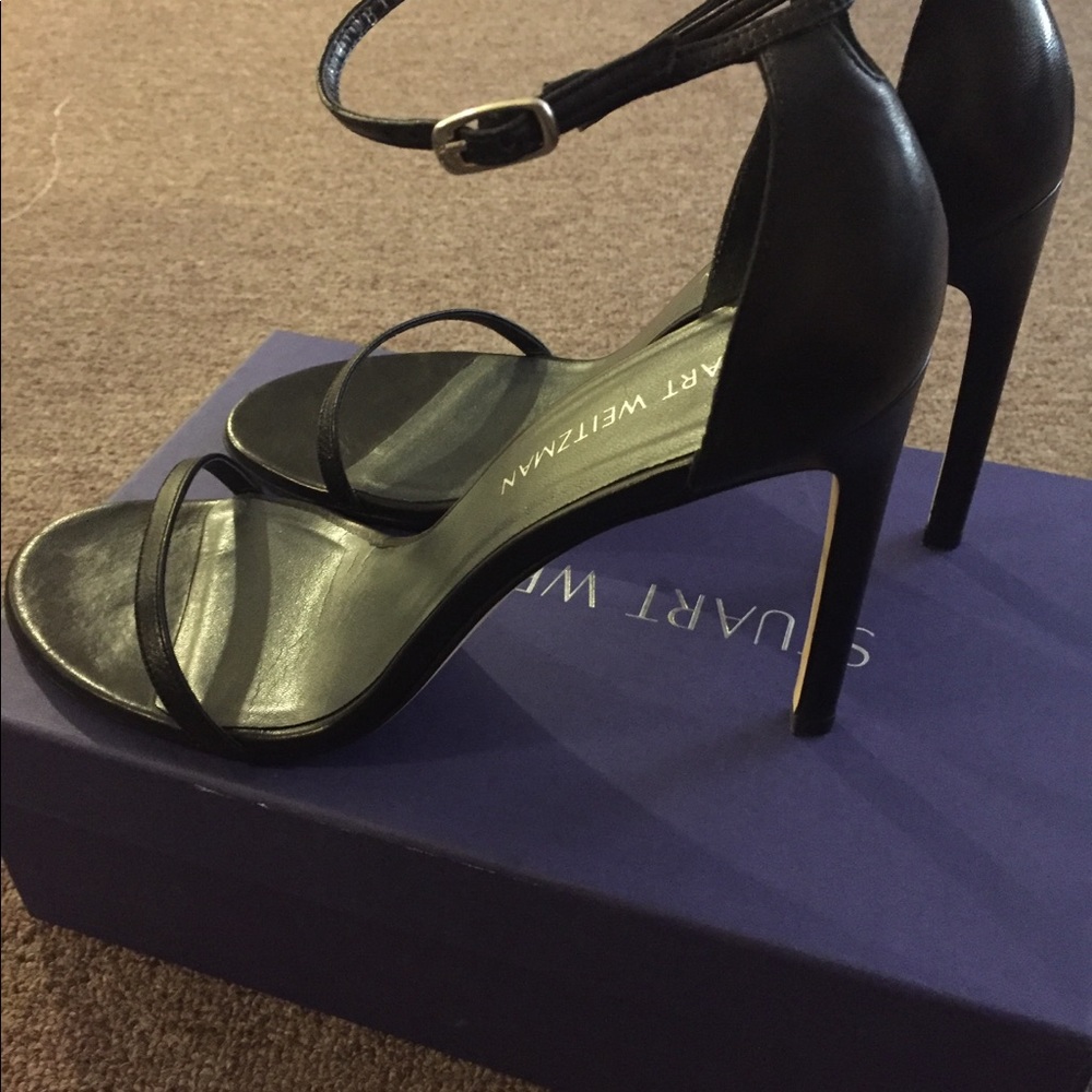 Stuart Weitzman Nudistsong Black Nappa - Picture 6 of 6